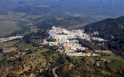 Vista aérea de Alcalá de los Gazules
